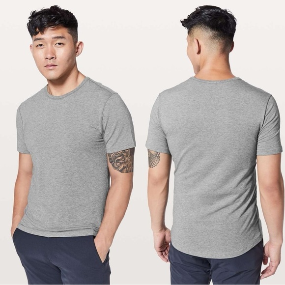 lululemon athletica Other - Lululemon Men’s 5 Year Basic Tee *Updated Fit in Heathered Core Medium Grey L